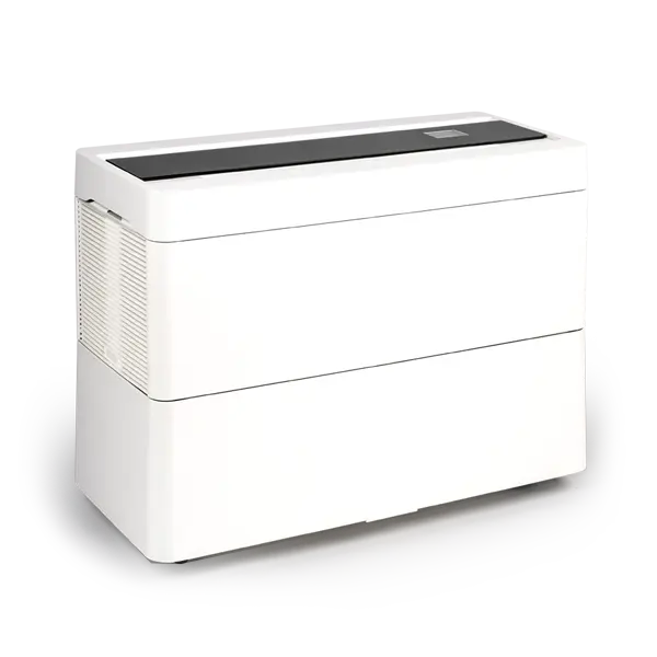 Angle View of the BRUNE B 600 Professional Humidifier with closed top cover