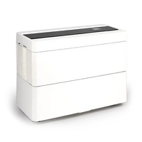 Angle View of the BRUNE B 600 Professional Humidifier with closed top cover