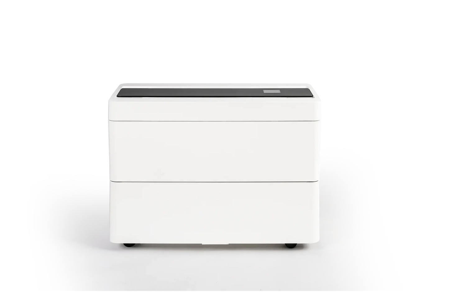 Side view of the BRUNE B 600 Professional Humidifier with closed top cover